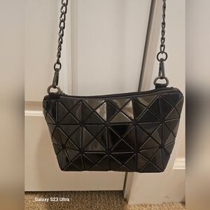 BAO BAO ISSEY MIYAKE Carton Black Shoulder Bag